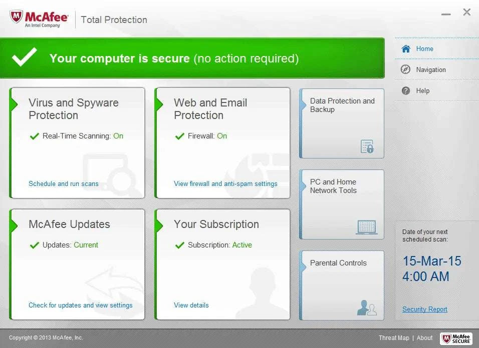 McAfee Total Protection 2023 Key (1 Year / 1 Device)