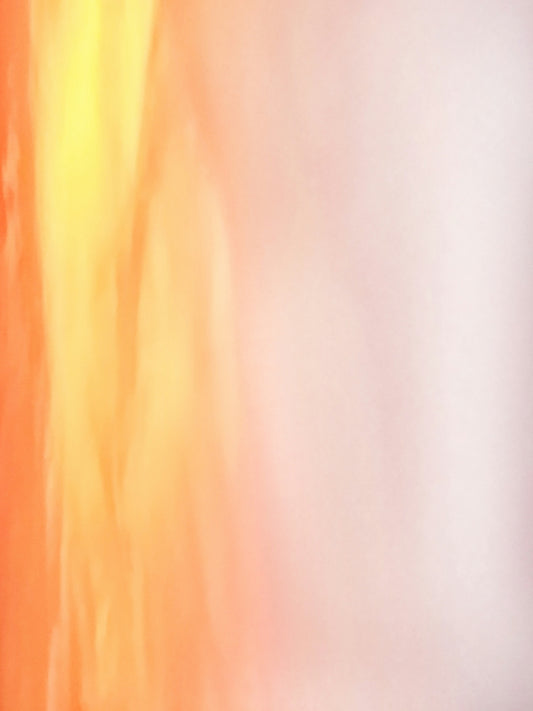 orange and yellow abstract painting