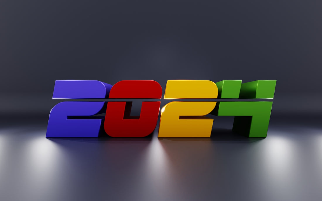 a 3d image of the word 2012 in multicolored letters