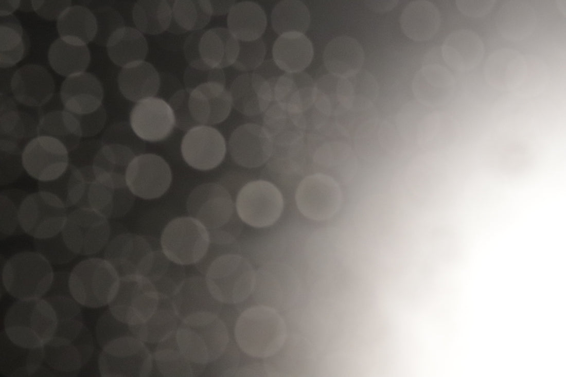 a black and white photo of a bright light