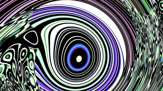 Abstract swirling pattern with vibrant colors