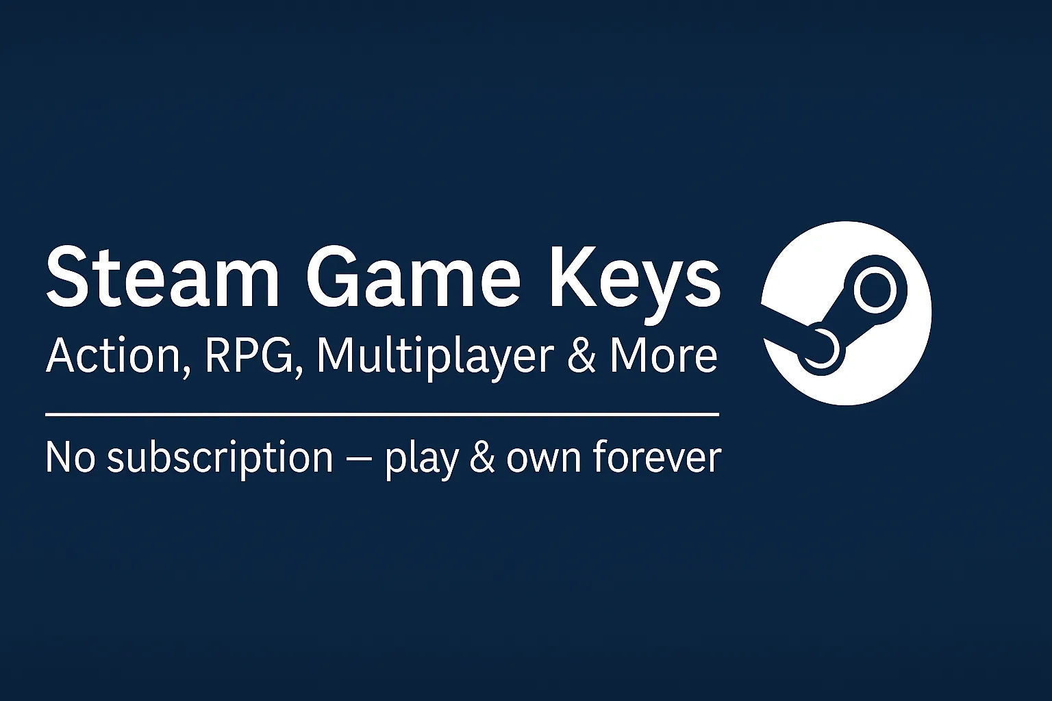 Steam Game Keys – Action, RPG, Multiplayer & More – CodeXDeal