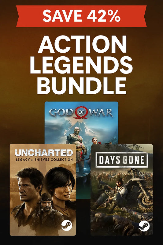 🔥 Buy Action Legends Bundle – Steam CD Keys | God of War + Uncharted + Days Gone