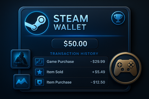 make an image for steam wallet 
