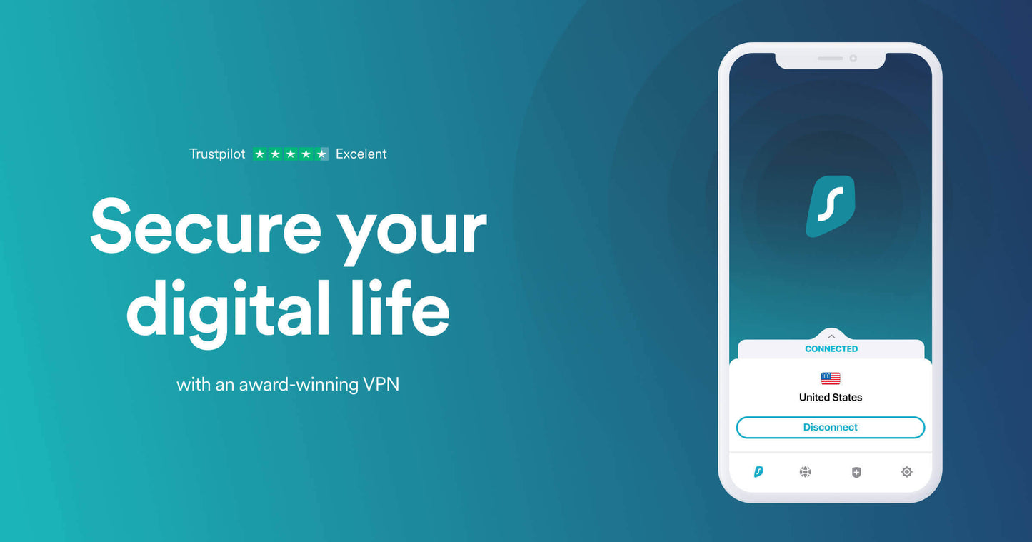 Surfshark Starter VPN Key (3 months / Unlimited Devices)