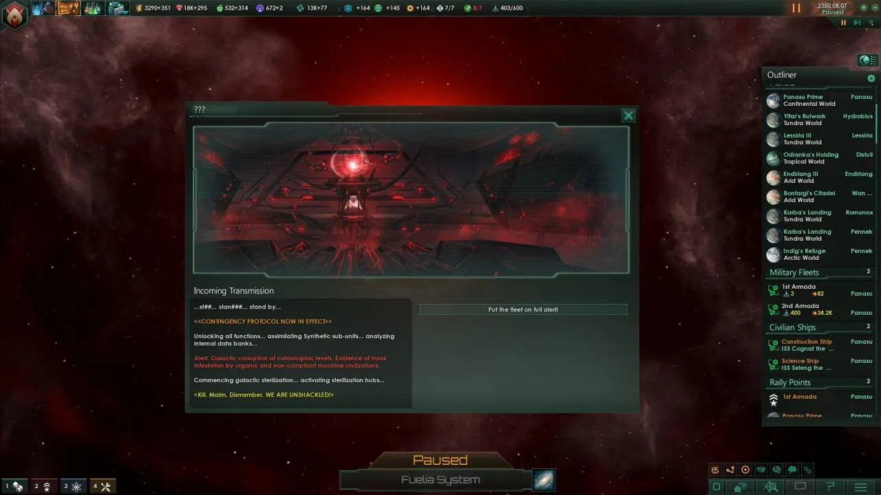 Stellaris - Synthetic Dawn RU VPN Required PC Steam CD Key